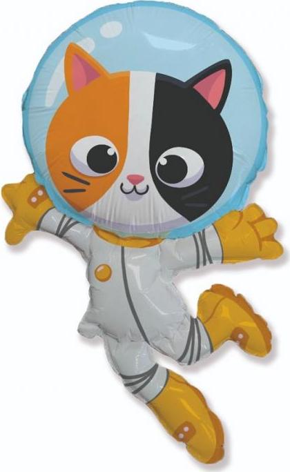 Flexmetal Fóliový balónek 24" FX - Astronaut Cat, balený
