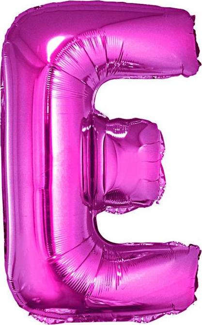Godan / balloons Fóliový balónek "Písmeno E", růžový, 35 cm KK
