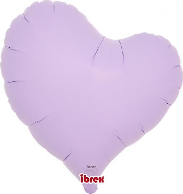 Balónek Ibrex Hel, srdce Sweet 14, pastelová levandule, 5 ks.