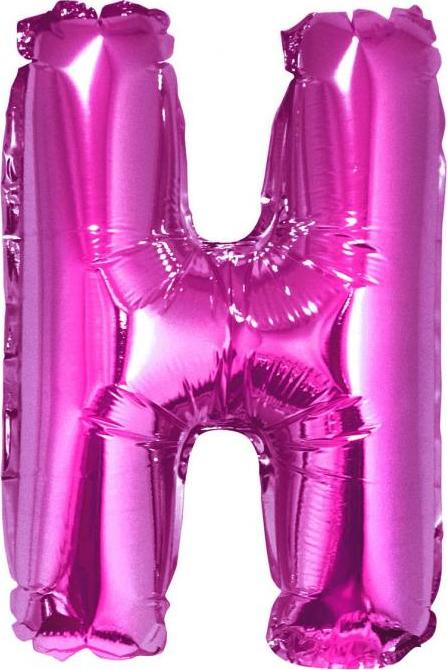 Godan / balloons Fóliový balónek "Písmeno H", růžový, 35 cm KK