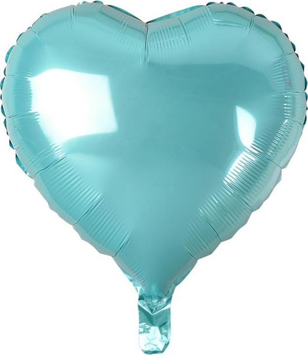 Godan / balloons Fóliový balónek "Srdce", světle modrý, 18