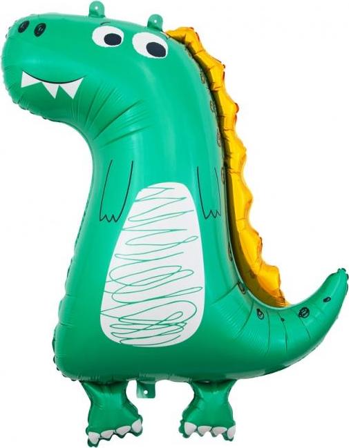 Dinosauří fóliový balónek (kreslený), 70 cm