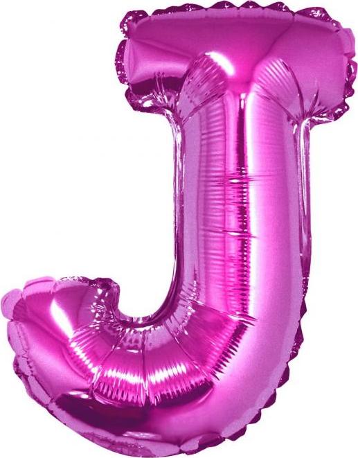 Godan / balloons Fóliový balónek "Písmeno J", růžový, 35 cm KK