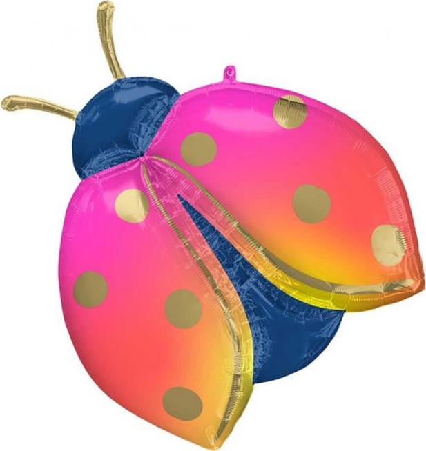 Fóliový balónek SHP - Barevná Beruška, 68x83 cm, bal