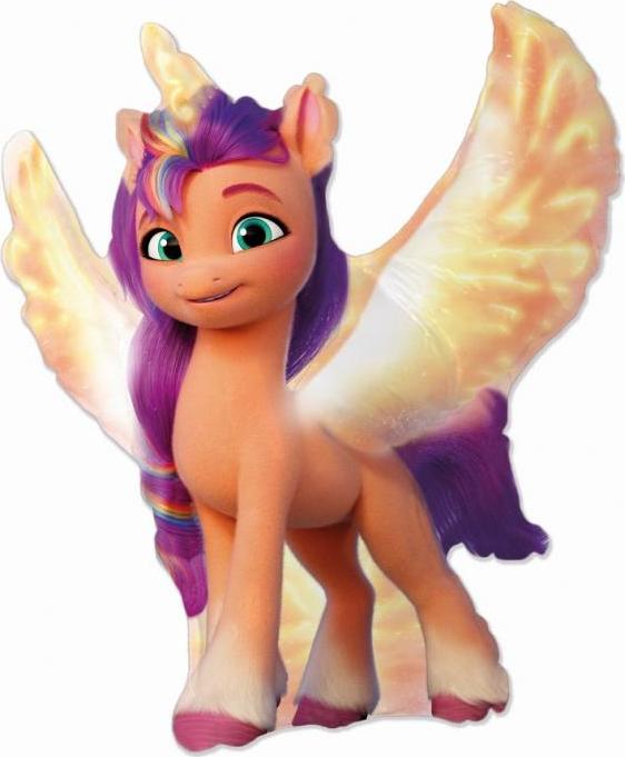24" fóliový balónek FX - My Little Pony: Sunny, zabalený