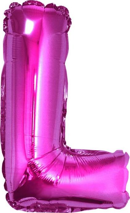 Godan / balloons Fóliový balónek "Písmeno L", růžový, 35 cm KK