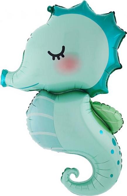 Fóliový balónek Mořský koník, 47x73 cm