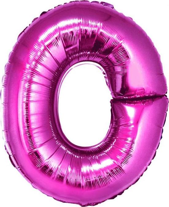 Godan / balloons Fóliový balónek "Písmeno O", růžový, 35 cm KK