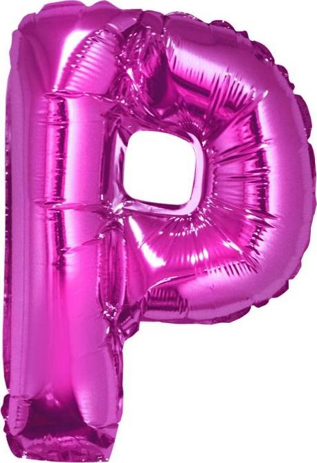 Godan / balloons Fóliový balónek "Písmeno P", růžový, 35 cm KK