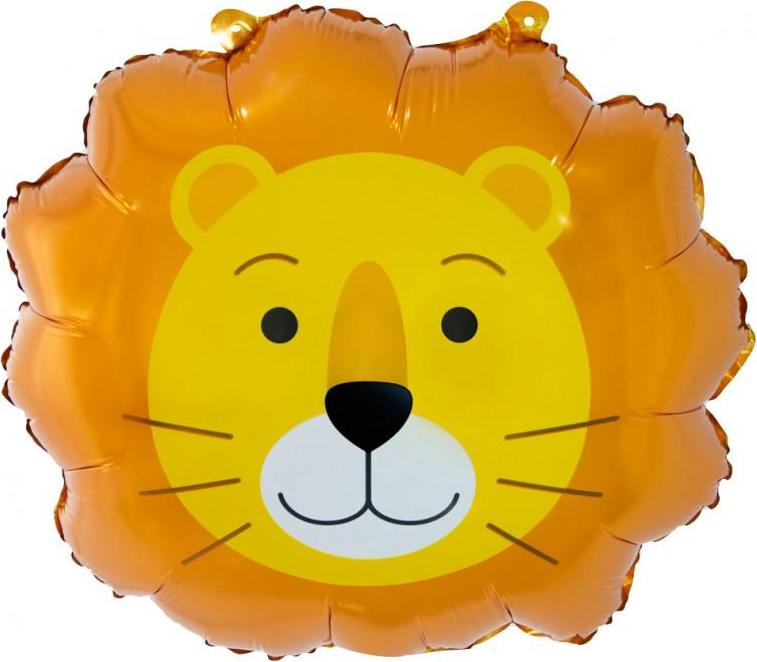 Lví fóliový balónek, 43x38 cm (hlava)