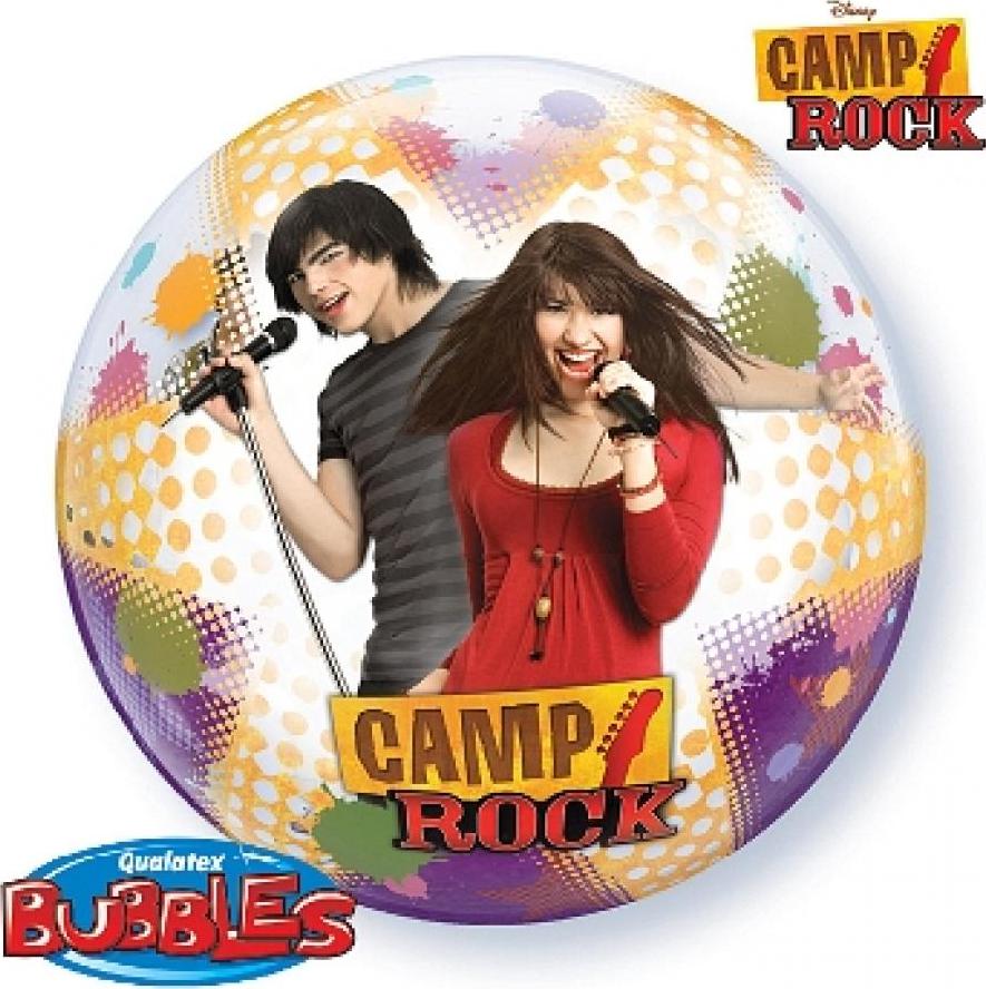 Qualatex Fóliový balónek 22" QL Bubble Capacity "Camp Rock Stars" WYP KK