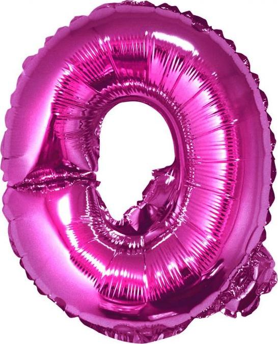 Godan / balloons Fóliový balónek "Písmeno Q", růžový, 35 cm KK