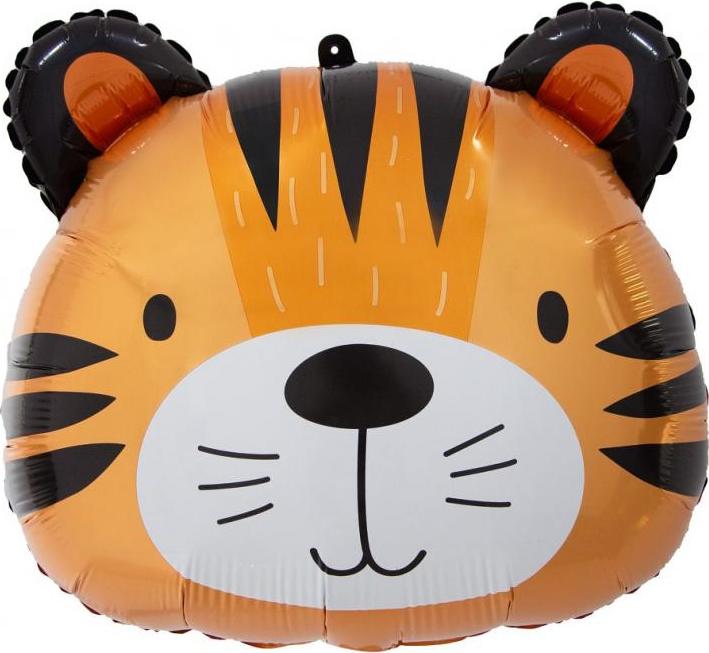 Tygří fóliový balónek, 41x36 cm (hlava)