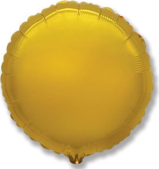 Flexmetal Fóliový balónek 9" FX - "kulatý" (zlatý)