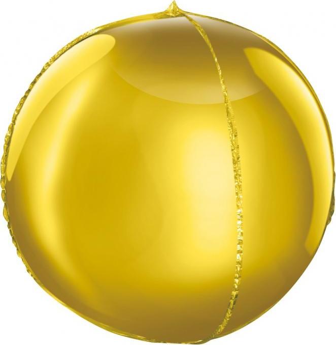 Godan / beauty & charm B&C fóliový balónek 16 palcový zlatý míč