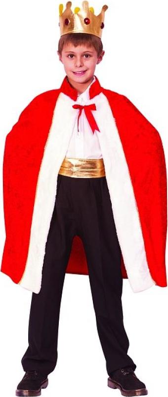 Godan / costumes Sada King&#39;s Cape (pelerína, korunka), rozměr 110/120 cm