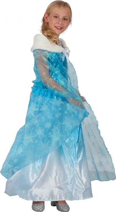 Godan / costumes Pelerína Blue Princess (pláštěnka s límečkem), velikost 110/120 cm