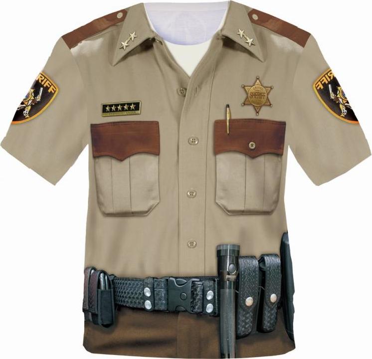 Tričko s potiskem Sheriff, velikost M