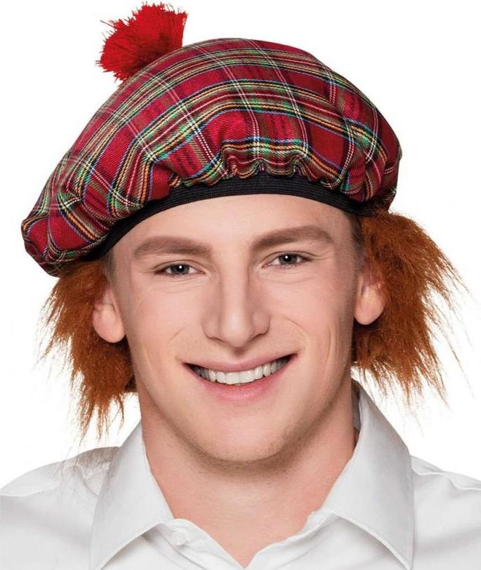 Boland Červený skotský baret s červenými vlasy