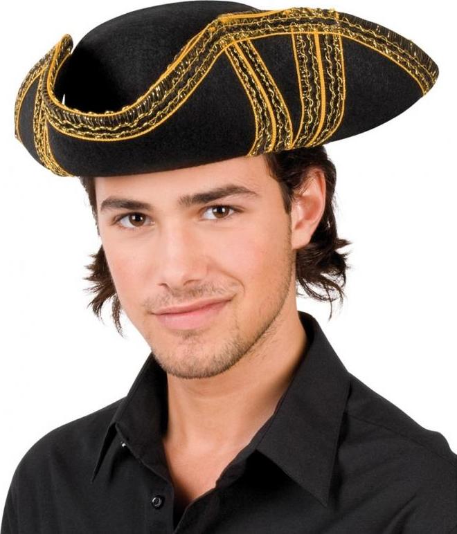Pirátsky klobúk Royal gold