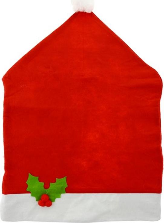 Potah na židli "Santa&#39;s hat" 49x72 cm