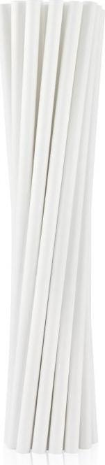 Godan / straws Trubičky (brčka) z papíru. bílá, 6x197mm / 12 ks.