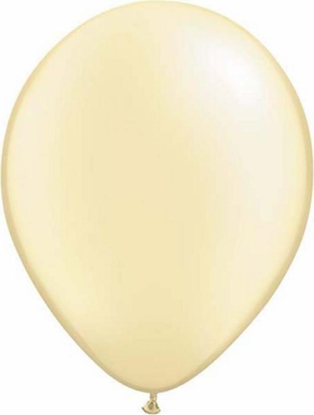 Qualatex Balón QL 11", slonová kost metalíza / 25 ks.