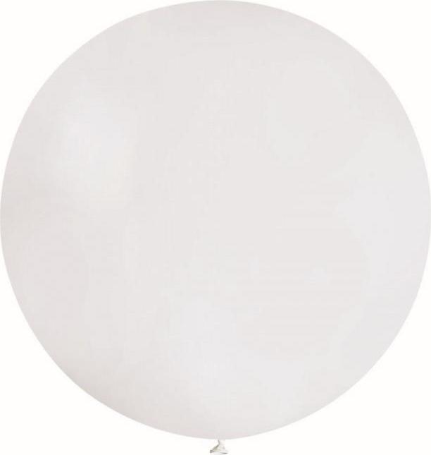 Balón G30 pastelový míč 0,80m - bílý 01
