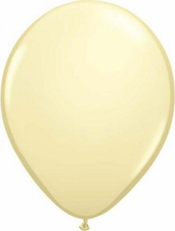 Qualatex Balón QL 11", pastelová slonová kost / 100 ks.