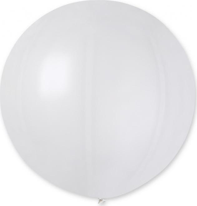 Balón GM220, metalická koule 0,65m - bílá 29