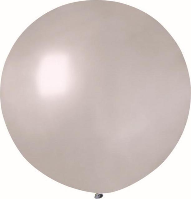 Balón GM220, kovová koule 0,65m - stříbrná 38