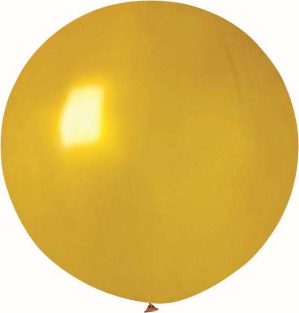 Balón GM220, kovová koule 0,65 m - zlatá 39