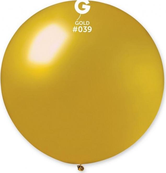 Balón GM30, kovová koule 0,80 m - zlatá 39