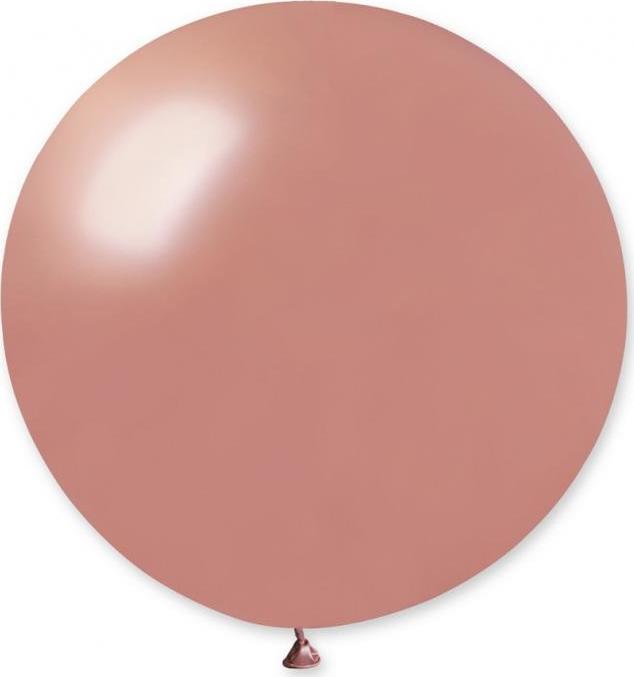 Balón GM30, kovová koule 0,80 m - růžová a zlatá 71
