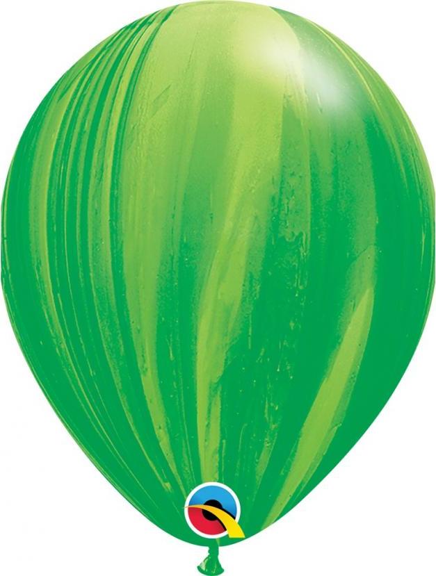 Qualatex Balón QL 11", pastelově zelený achát / 25 ks.