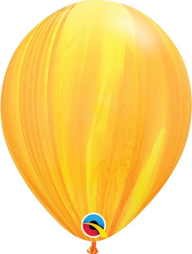 Qualatex Balón QL 11", pastelově žlutý achát / 25 ks.