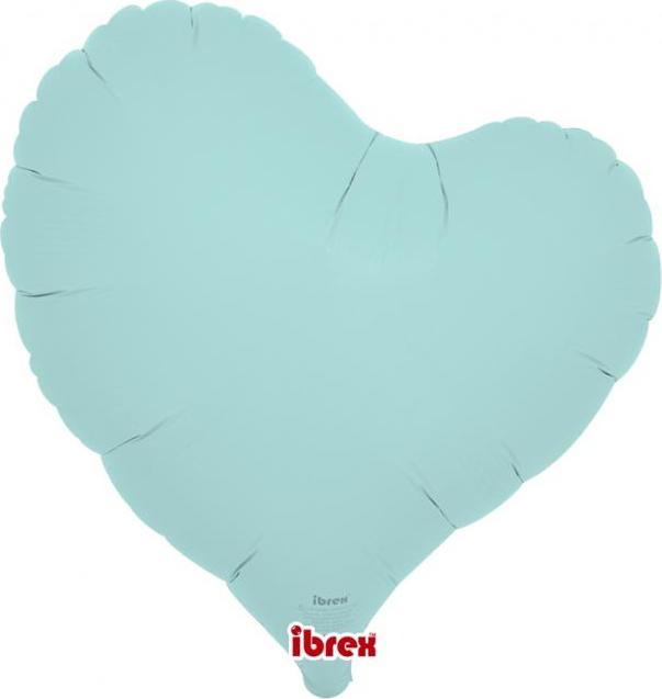 Balón Ibrex Hel, sladké 14" srdce, pastelově modrá, 5 ks.