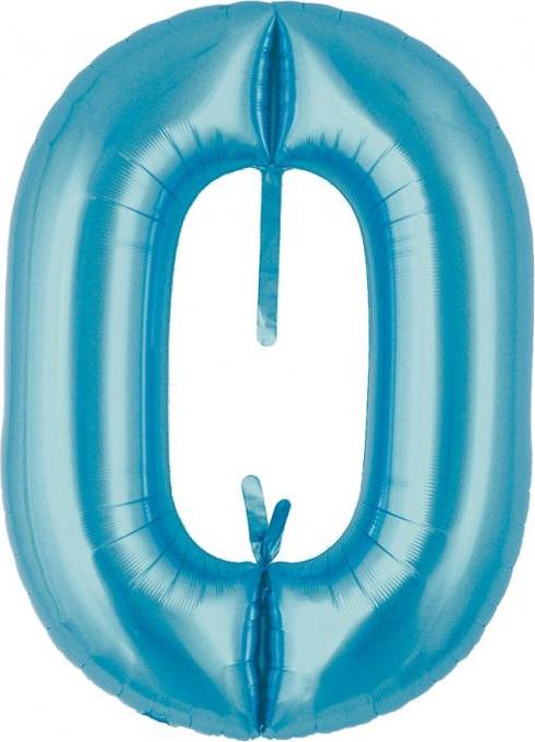 Ibrex Chain Helium balon, článek 29"x21", metalická světle modrá, 5 ks.