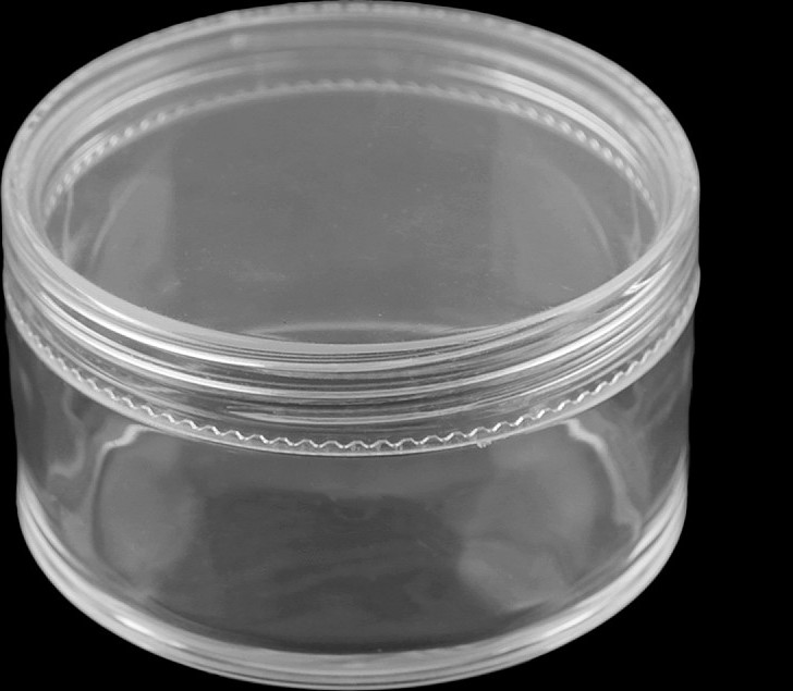 Plastová dóza 6x3,5 cm šroubovací Varianta: transparent, Balení: 6 ks