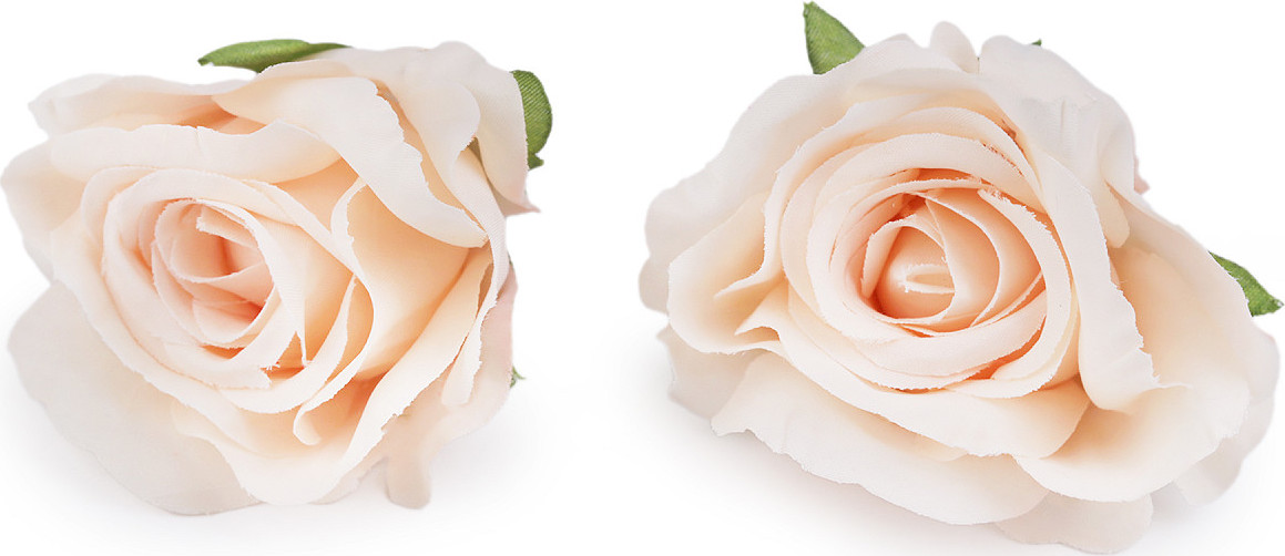 Umělý květ růže Ø5 cm Varianta: 1 krémová světlá, Balení: 10 ks