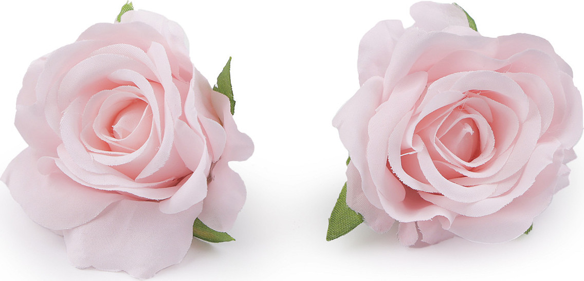 Umělý květ růže Ø5 cm Varianta: 2 růžová nejsv., Balení: 10 ks