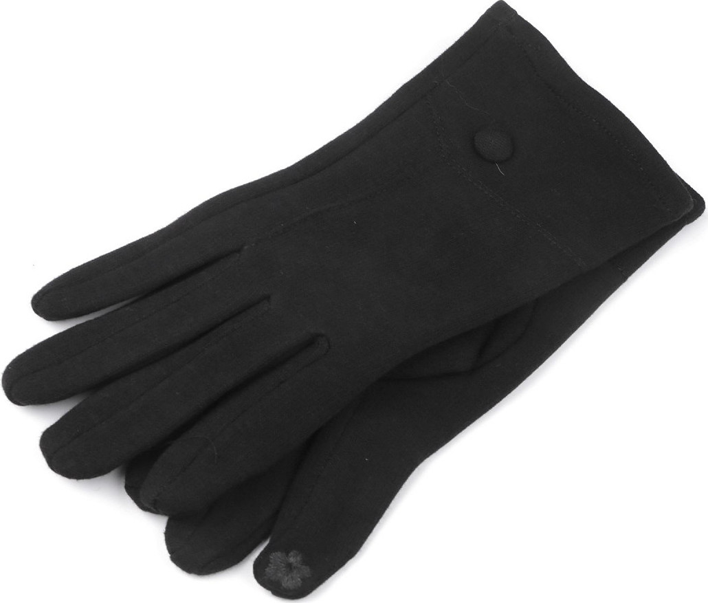 Dámské rukavice přechodní, dotykové Varianta: 20 (vel. 8) černá, Balení: 1 pár