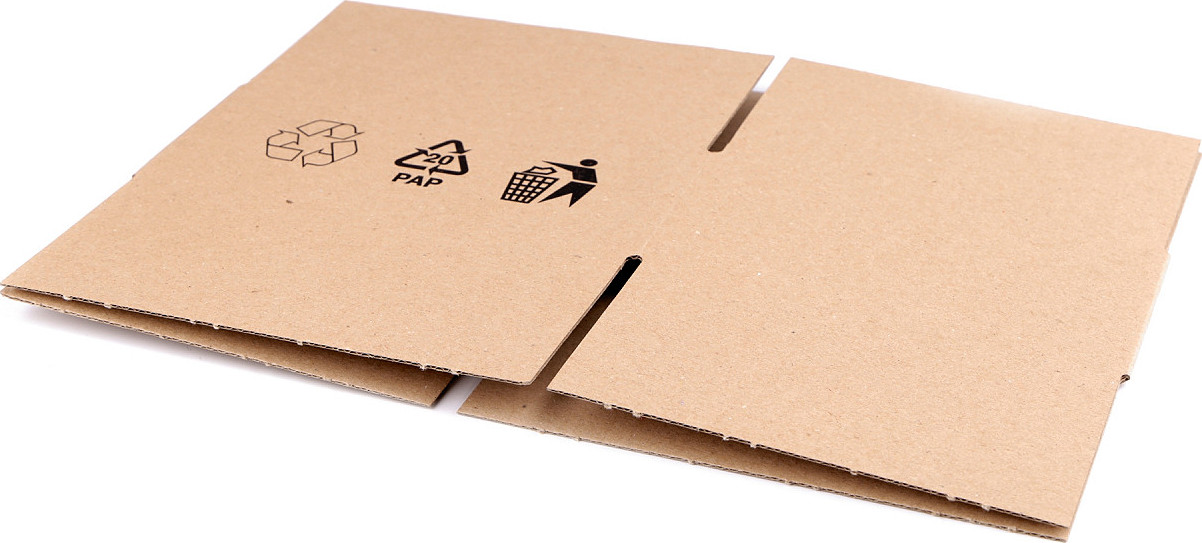 Kartonová krabice 16,5x13,5x6,5 cm Varianta: hnědá přírodní, Balení: 1 ks