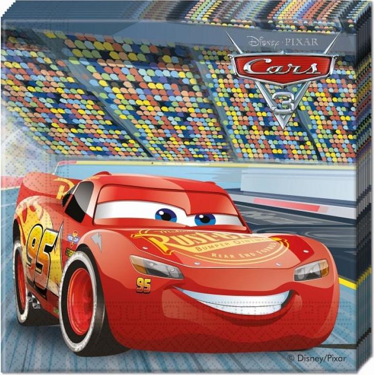 Procos Ubrousky "Cars 3" 33x33 cm, 20 ks.