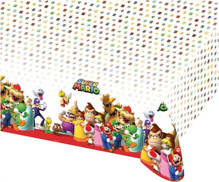 Amscan Super Mario ubrus 120 x 180 cm