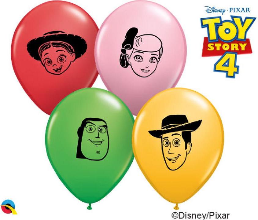Qualatex Balón QL 5 palců Toy Story 4, mix barev / 100 ks.