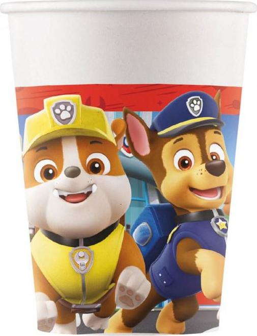 Procos Papírové kelímky (WM) Paw Patrol: Rescue Heroes, 200 ml, 8 ks (štítek SUP)