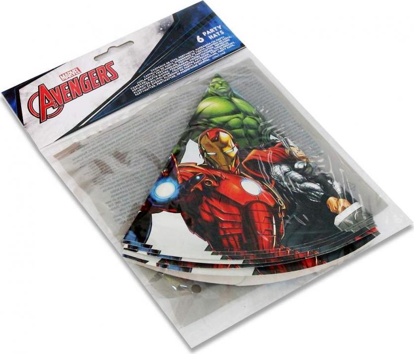Procos Papírové čepice Avengers Infinity Stones, 6 ks.