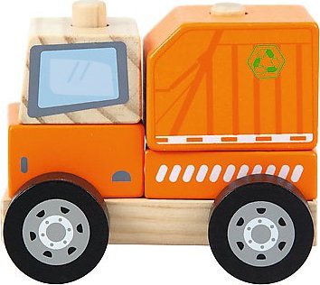 TREFL Drevené smetiarske auto