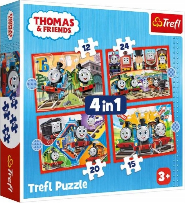 TREFL Puzzle Mašinka Tomáš 4v1